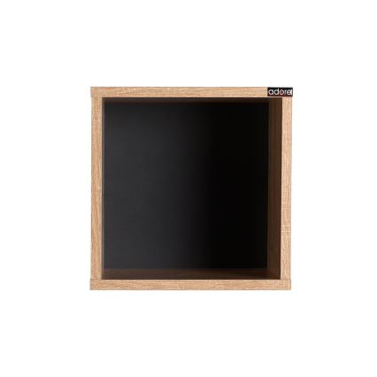 Seinähylly 33x33 cm ruskea