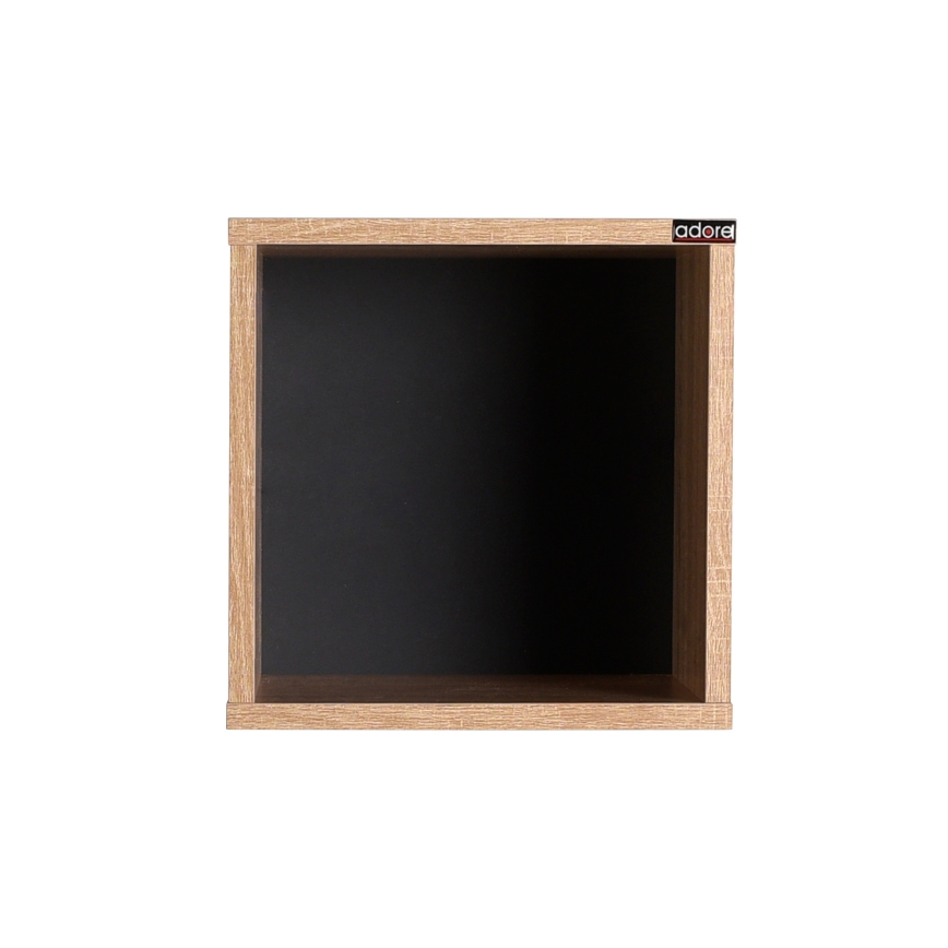 Seinähylly 33x33 cm ruskea