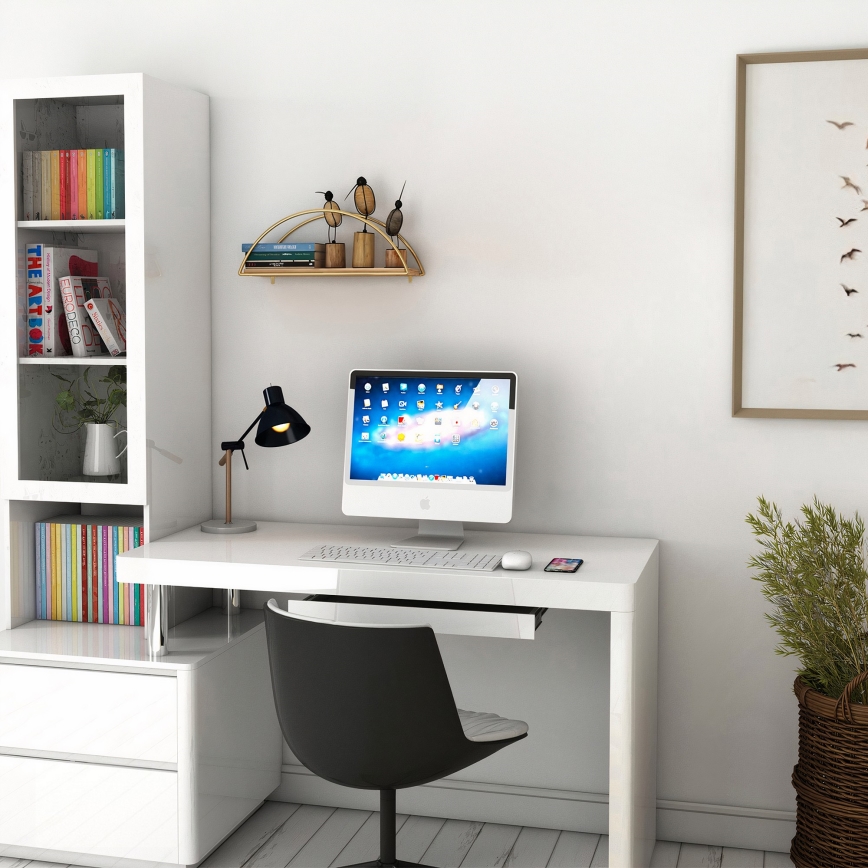 Seinähylly 45x18 cm tammi/kulta