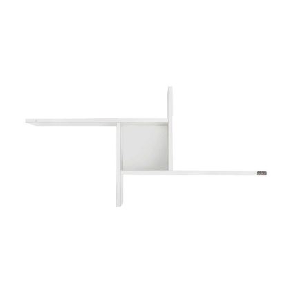 Seinähylly 50x100 cm kiiltävä valkoinen