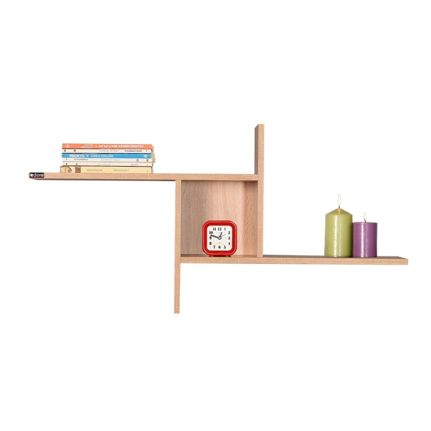 Seinähylly 50x100 cm ruskea