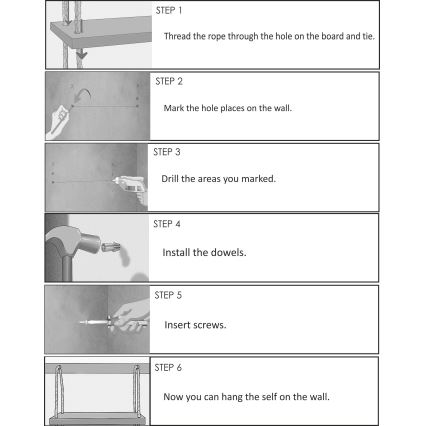 Seinähylly 50x40 cm kuusi