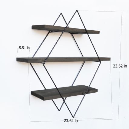 Seinähylly 60x60 cm kuusi