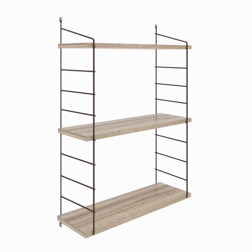 Seinähylly ARMONI 85x72 cm ruskea