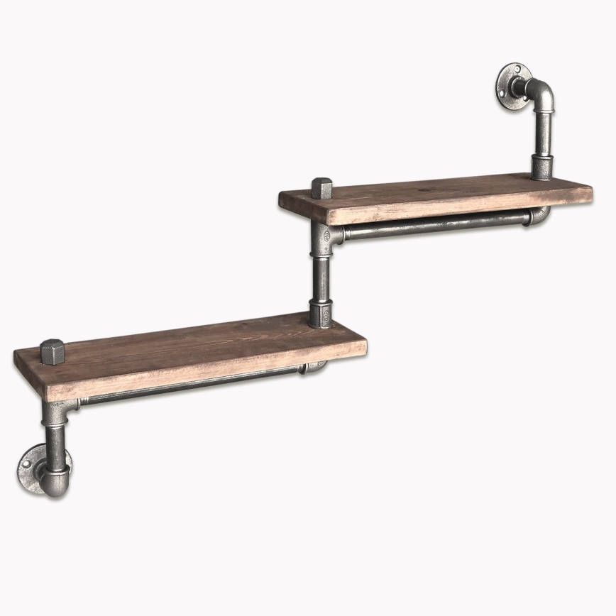 Seinähylly BORURAF 35x75 cm kuusi