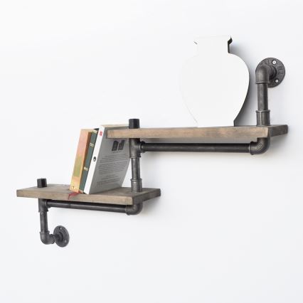 Seinähylly BORURAF 35x75 cm kuusi