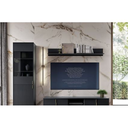 Seinähylly FLOP musta