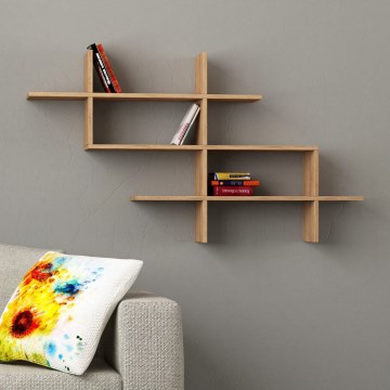 Seinähylly HALIC 82x150 cm tammi