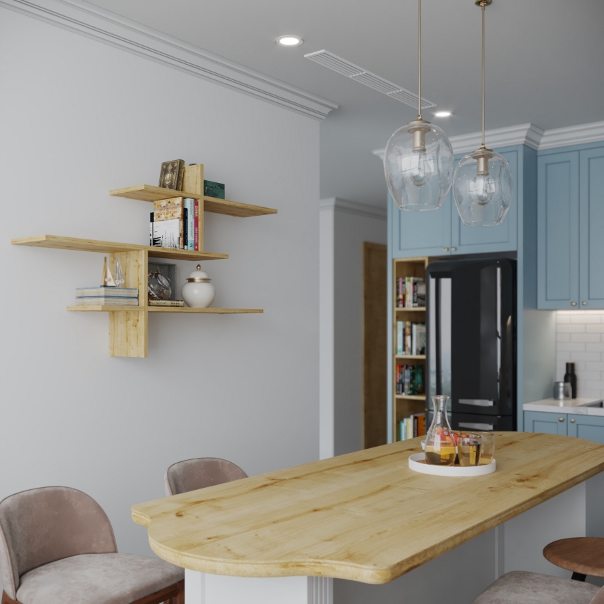 Seinähylly LEO 80,5x123 cm tammi