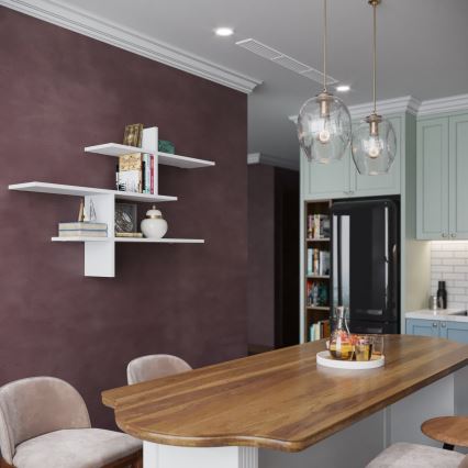 Seinähylly LEO 80,5x123 cm valkoinen