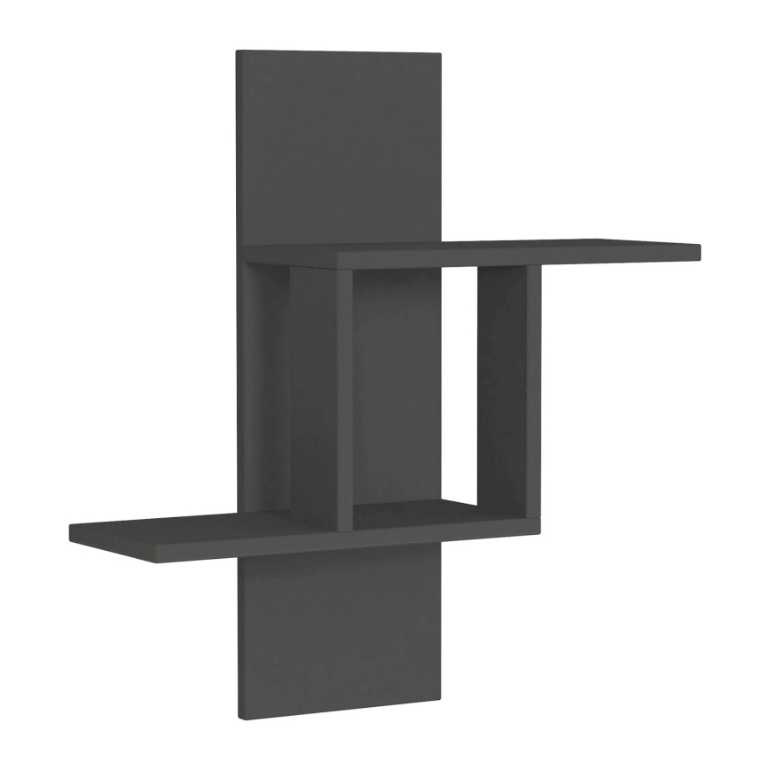 Seinähylly MILL 70x64 cm antrasiitti