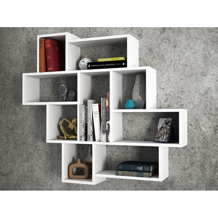 Seinähylly PAROLA 103,5x115,5 cm valkoinen