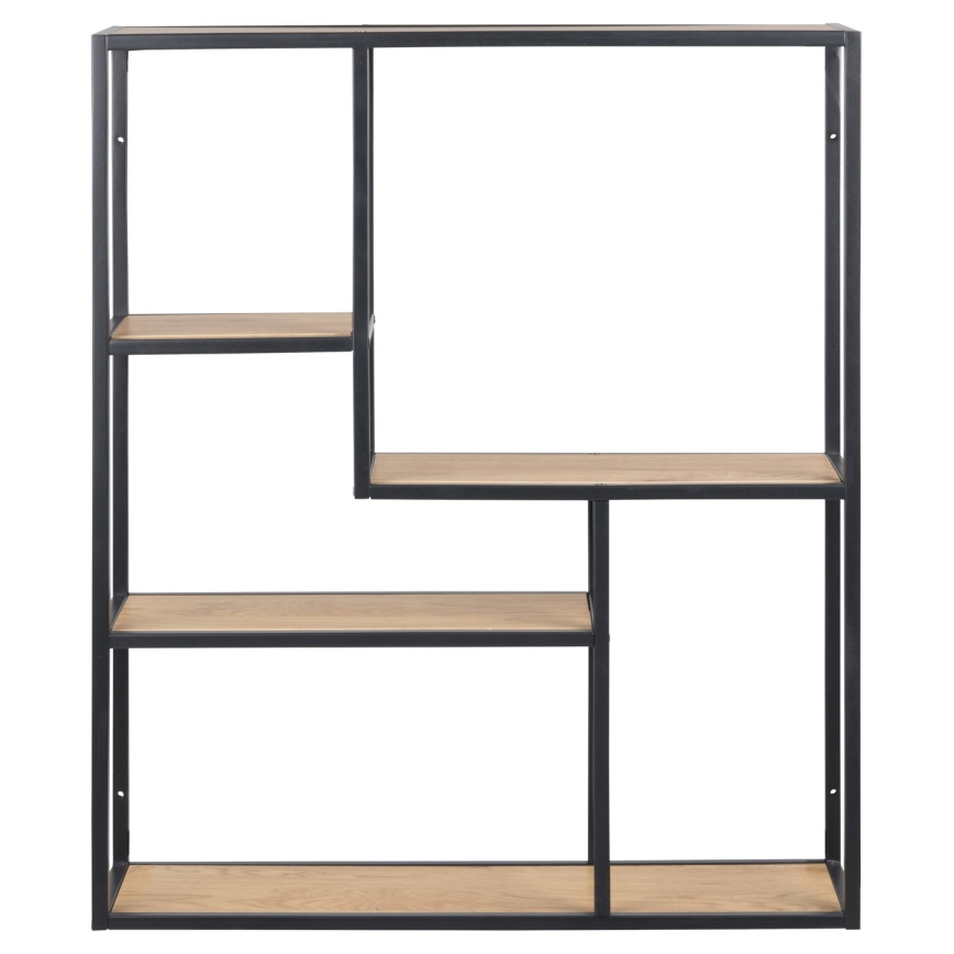 Seinähylly SARON tammi/musta