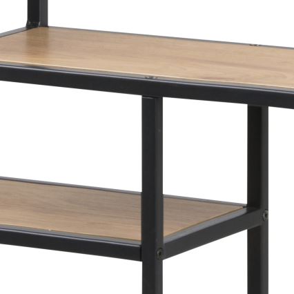 Seinähylly SARON tammi/musta