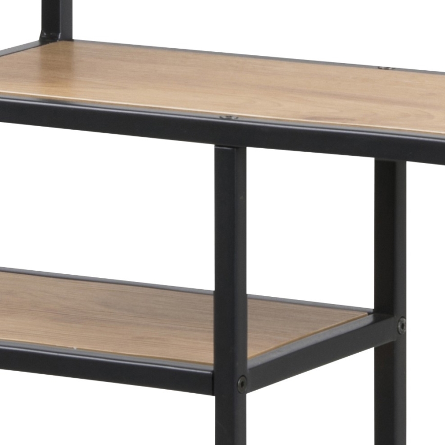 Seinähylly SARON tammi/musta