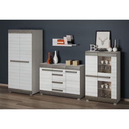 Seinähylly SARPA 23x92 cm valkoinen