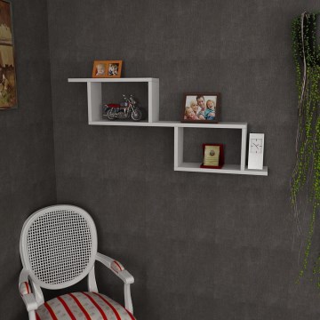 Seinähylly SELENE 45x101,4 cm valkoinen