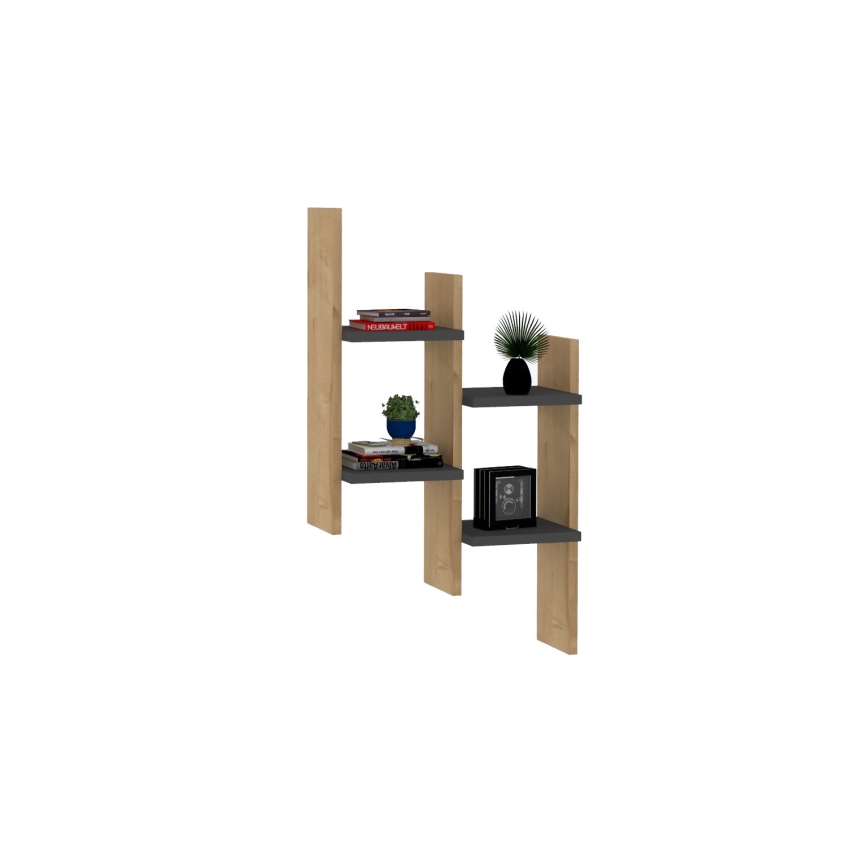 Seinähylly SU 85x49 cm beige/antrasiitti