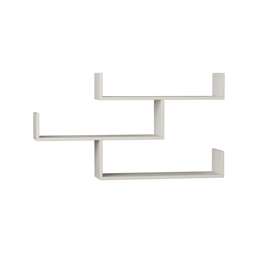 Seinähylly TIBET 66,5x119 cm valkoinen