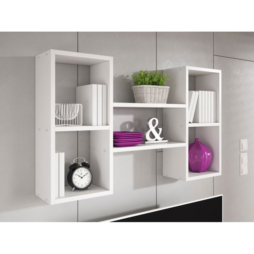 Seinähylly TRIO 60x102 cm valkoinen