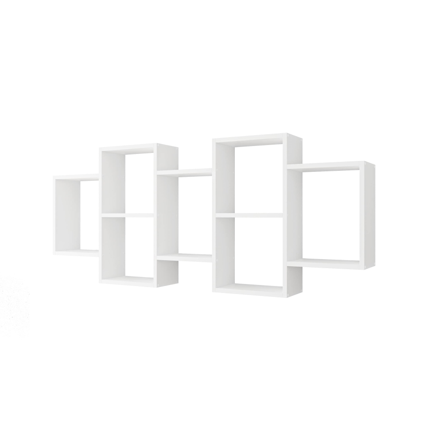 Seinähylly TRIO 65x161 cm valkoinen