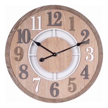 Seinäkello, 1 x AA-paristo, halkaisija 60 cm, beige