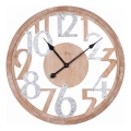 Seinäkello, 1 x AA-paristo, halkaisija 60 cm, beige/valkoinen