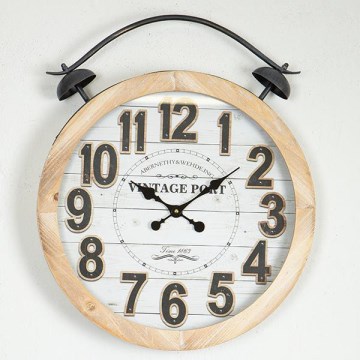 Seinäkello 1xAA halkaisija 50 cm beige