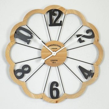 Seinäkello 1xAA halkaisija 60 cm beige/musta