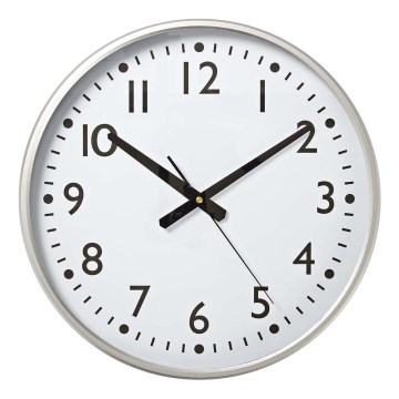 Seinäkello Ø 38 cm 1xAA valkoinen