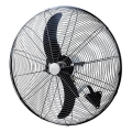 Seinäkiinnitteinen tuuletin 180 W / 230 V, Ø 66 cm, musta + kaukosäädin