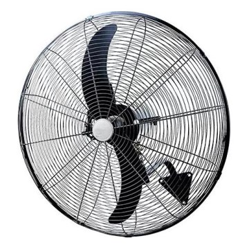 Seinäkiinnitteinen tuuletin 180 W / 230 V, Ø 66 cm, musta + kaukosäädin