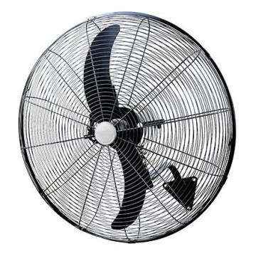 Seinäkiinnitteinen tuuletin 200 W/230 V, halkaisija 76 cm, musta + kaukosäädin