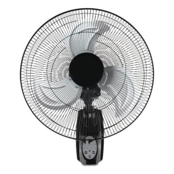 Seinäkiinnitteinen tuuletin 90W/230V, halkaisija 50 cm, musta