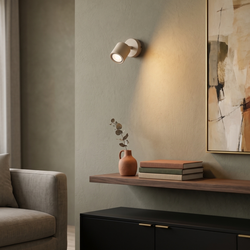 Seinäkohdevalaisin DEMIA 1xGU10/8W/230V beige