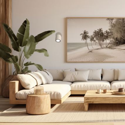 Seinäkohdevalaisin DEMIA 1xGU10/8W/230V beige