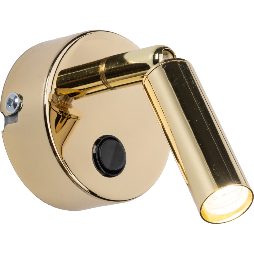 Seinäkohdevalo ENZO 1xG9/8W/230V kulta