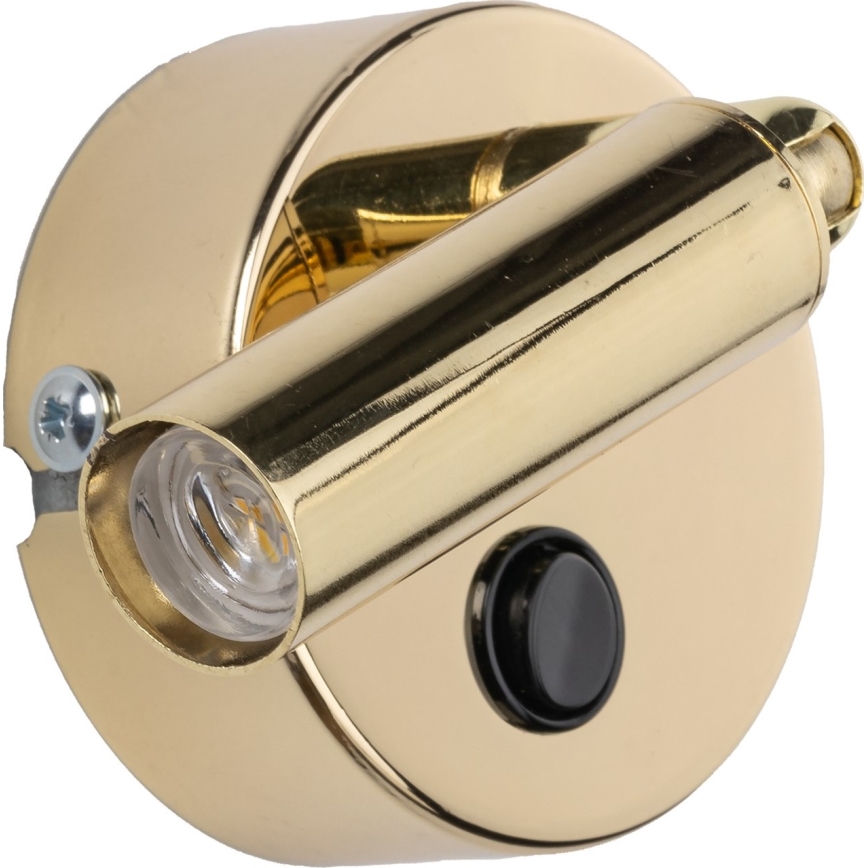 Seinäkohdevalo ENZO 1xG9/8W/230V kulta