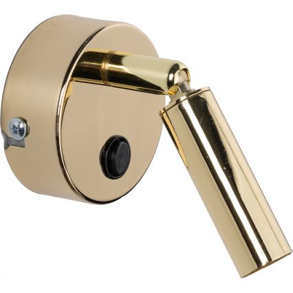 Seinäkohdevalo ENZO 1xG9/8W/230V kulta