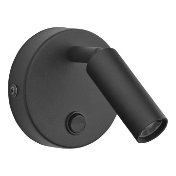 Seinäkohdevalo ENZO 1xG9/8W/230V musta