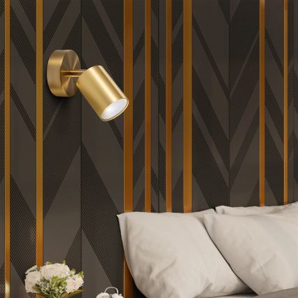 Seinäkohdevalo GOLDI 1xGU10/10W/230V kulta