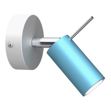 Seinäkohdevalo PRESTON 1xGU10/MR11/40W/230V sininen