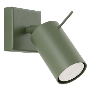 Seinäkohdevalo RING 1xGU10/10W/230V vihreä