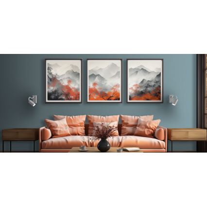 Seinäkohdevalo SQUALLA VARIOSA 1xGU10/10W/230V valkoinen