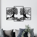 Seinäkoriste 116x71 cm Elämän puu metalli