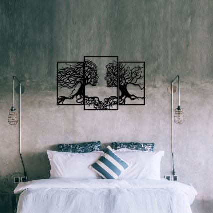 Seinäkoriste 116x71 cm Elämän puu metalli