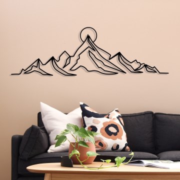 Seinäkoriste 119,5x37 cm vuoret metalli