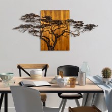 Seinäkoriste 144x70 cm puu puu/metalli