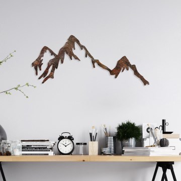 Seinäkoriste 45x70 cm vuoret metalli