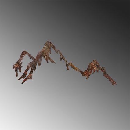 Seinäkoriste 45x70 cm vuoret metalli